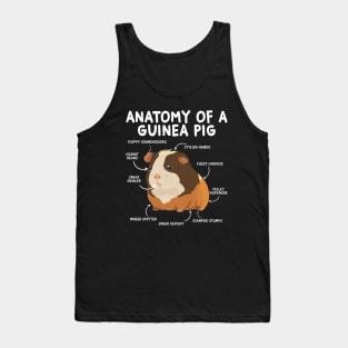 Anatomy Of A Furry Potato Guinea Pig Lover Tank Top